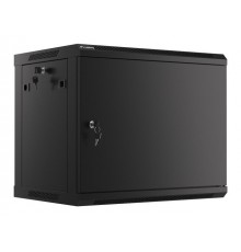 Lanberg WF01-6409-00B rack cabinet 9U Wall mounted rack Black