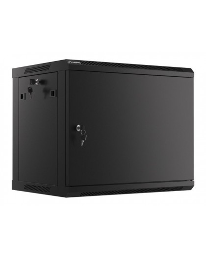 Lanberg WF01-6409-00B rack cabinet 9U Wall mounted rack Black