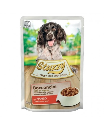 STUZZY Chunks with beef - wet dog food - 100 g