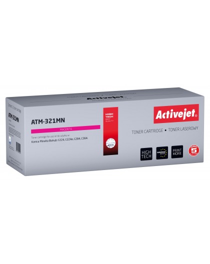 Activejet ATM-321MN Toner (replacement for Konica Minolta TN321M Supreme 25000 pages magenta)