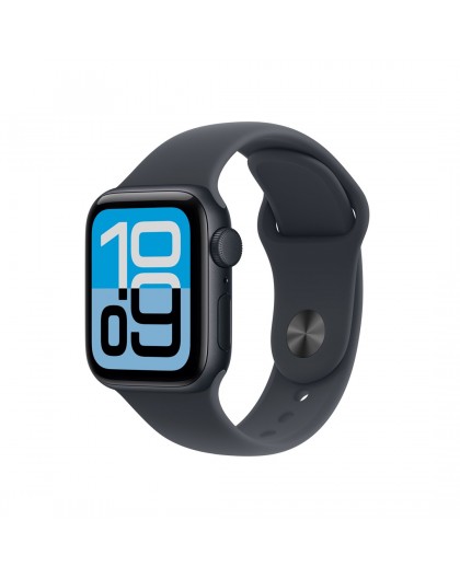 Apple Watch SE (3nd generation) SE 3 GPS 40mm Midnight Aluminium Case with Midnight Sport Band - S/M