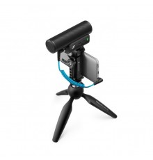 Sennheiser MKE 400 Mobile Kit - condenser, supercardioid microphone with low-pass filter with Manfrotto tripod