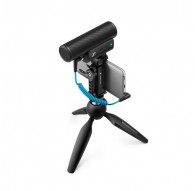 Sennheiser MKE 400 Mobile Kit - condenser, supercardioid microphone with low-pass filter with Manfrotto tripod