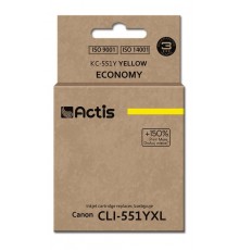 Actis KC-551Y Ink (replacement for Canon CLI-551Y Standard 12 ml yellow)