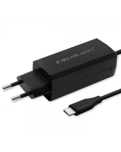 Qoltec 52420 90W GaN Super Fast Charger| 5-20V | 3-4.5A | USB-C 3.1
