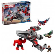 LEGO MARVEL 76292 Captain America VS Red Hulk Duel