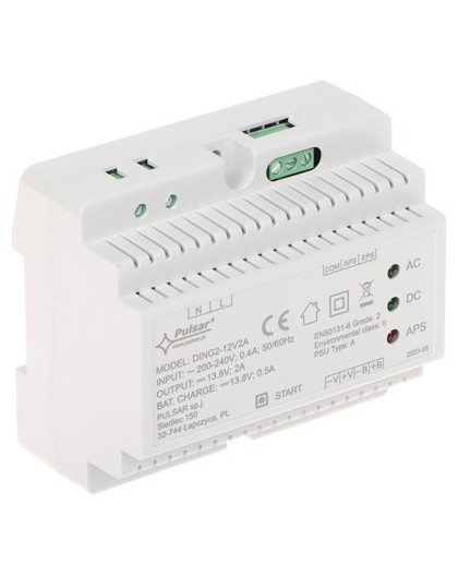 DING2-12V2A DING2 13.8V/2A Switching Buffer Power Supply for DIN Rail Grade 2