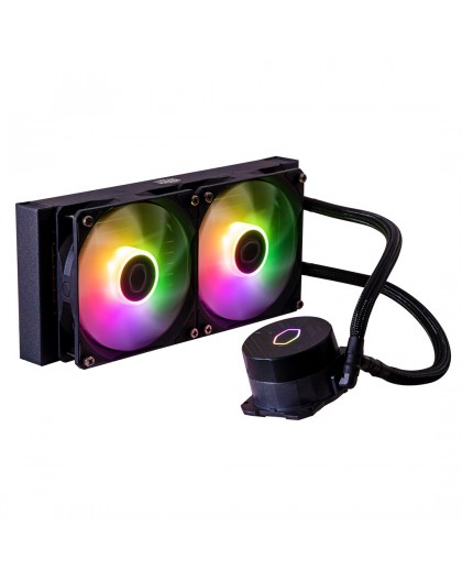 Cooler Master MasterLiquid 240L Core ARGB Processor Liquid cooling kit 12 cm Black