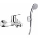 Bath mixer with shower set