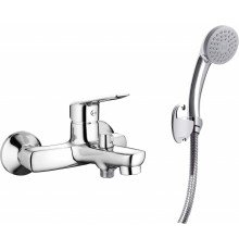 Bath mixer with shower set