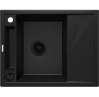 1-bowl magnetic granite sink with drainer