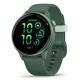 Garmin vívoactive 6 3.05 cm (1.2") AMOLED 42 mm Digital 390 x 390 pixels Touchscreen Green Wi-Fi GPS (satellite)