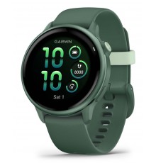 Garmin vívoactive 6 3.05 cm (1.2") AMOLED 42 mm Digital 390 x 390 pixels Touchscreen Green Wi-Fi GPS (satellite)