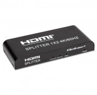 Qoltec 51797 Active HDMI Splitter 2 x HDMI 4K x 2K | 6Gb/s | 60Hz
