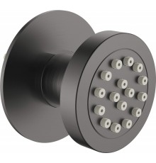 Concealed round shower nozzle