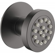 Concealed round shower nozzle