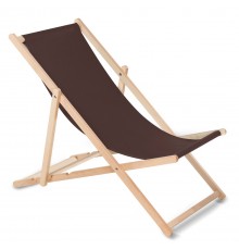 Classic beech lounger GreenBlue GB183M Melange brown