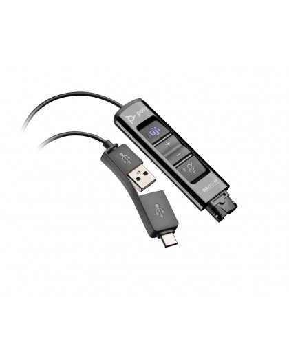 POLY DA85-M USB to QD Black Adapter TAA