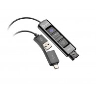 POLY DA85-M USB to QD Black Adapter TAA
