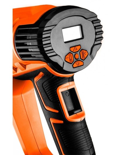 Heat gun 2000W, I: 50oC, II: 70-600oC,case, display