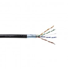 EmiterNet external gel-filled FTP (F/UTP) cat.5e cable, wire 4x2x0.5 PE+GEL