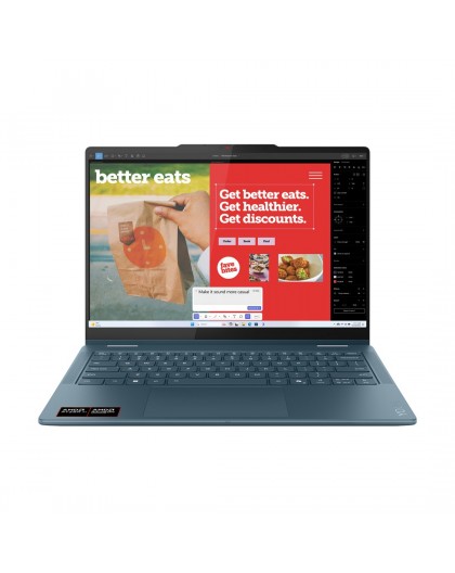 Lenovo Yoga 7 2-in-1 14AKP10 Copilot+ PC AMD Ryzen AI 5 340 Hybrid (2-in-1) 35.6 cm (14") Touchscreen WUXGA 16 GB LPDDR5x-SDRAM 