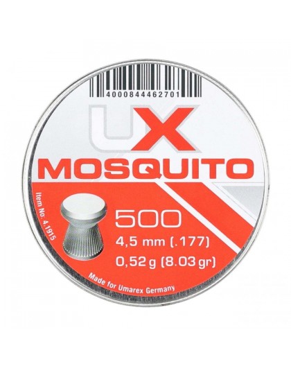 4.5 mm UMAREX Mosquito flat pellet 500 pcs.