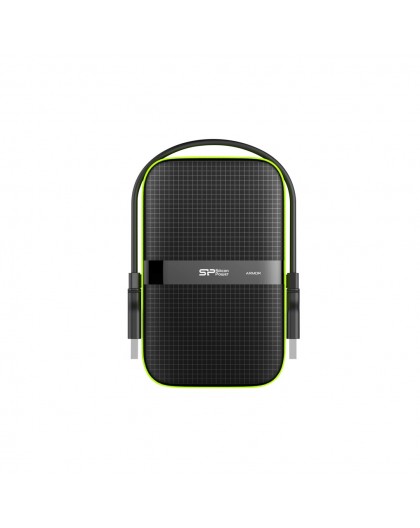Silicon Power Armor A60 external hard drive 5000 GB Black, Green