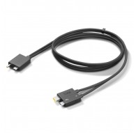 Lenovo 4X91K16970 Thunderbolt cable 0.7 m 40 Gbit/s Black