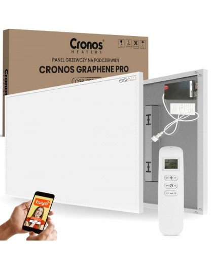 CRONOS GRAFEN PRO CGP-900TWP 900W INFRARED HEATER WITH REMOTE CONTROL