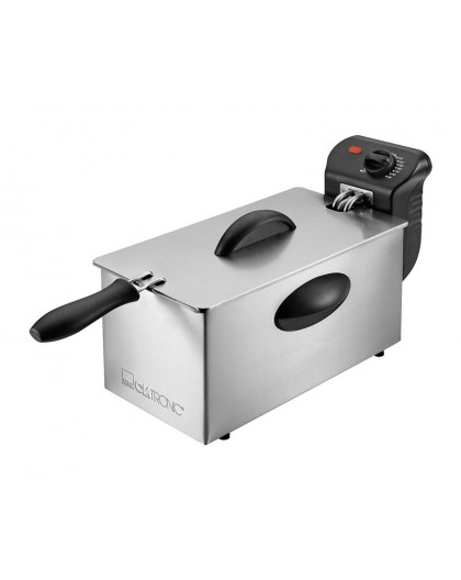 Clatronic FR 3586 Fryer 3 L Silver,Stainless steel Stand-alone 2000 W