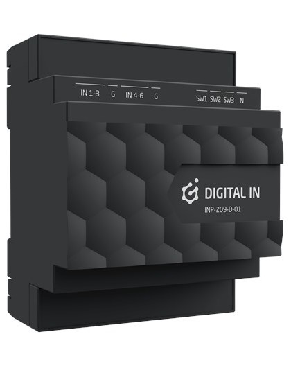 Digital input module (6+3) Grenton / DIN rail mounting / TF-Bus