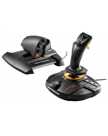 Thrustmaster T-16000M FCS Hotas Black, Orange USB Joystick Analogue / Digital PC