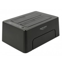 DeLOCK 63957 storage drive docking station USB 3.2 Gen 2 (3.1 Gen 2) Type-C Black