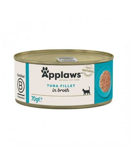 APPLAWS Tuna fillet in broth - wet cat food - 70g
