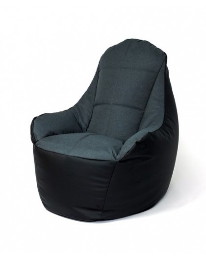 Sako Boss black-graphite bag pouffe XXL 140 x 90 cm