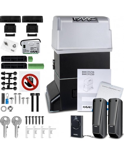 FAAC 844 set for sliding gates up to 1800kg