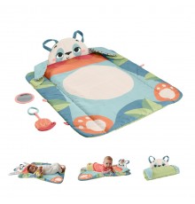Fisher-Price Planet Friends Roly-Poly Panda Baby Activity Play Mat with 2 Toys