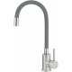 Kitchen faucet with bent spout