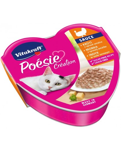 VITAKRAFT POESIE CREATION SOS turkey/cheese - wet cat food - 85 g