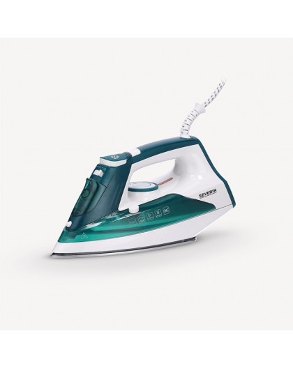 Severin BA 3261 iron Steam iron Ceramic soleplate 2400 W White, Green