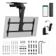 Maclean electric TV mount, ceiling mount, Tuya support, max. VESA 800x400, reg. in pos. +90°~-90°, for TV 43-86", max. 45kg, MC-