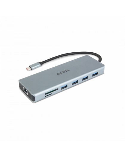 DICOTA D32065 interface hub USB 3.2 Gen 1 (3.1 Gen 1) Type-C Silver