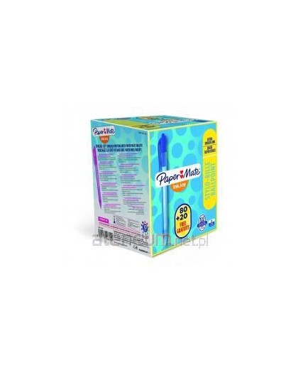 Paper Mate InkJoy Gel 100RT blue pen 80+20 Value