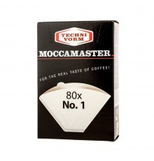 MOCCAMASTER Paper coffee filters Nr 1 disposable 80 pc(s)