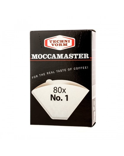MOCCAMASTER Paper coffee filters Nr 1 disposable 80 pc(s)