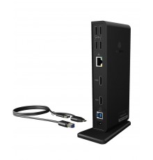 ICY BOX IB-DK2251AC Wired USB 3.2 Gen 2 (3.1 Gen 2) Type-A Black