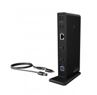 ICY BOX IB-DK2251AC Wired USB 3.2 Gen 2 (3.1 Gen 2) Type-A Black