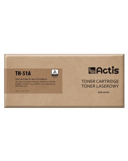 Actis TH-51A Toner (replacement for HP 51A Q7551A Standard 6500 pages black)