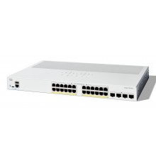 Cisco Catalyst 1200-24P-4X Smart Switch, 24 Port GE, PoE, 4x10GE SFP+, Limited Lifetime Protection (C1200-24P-4X)